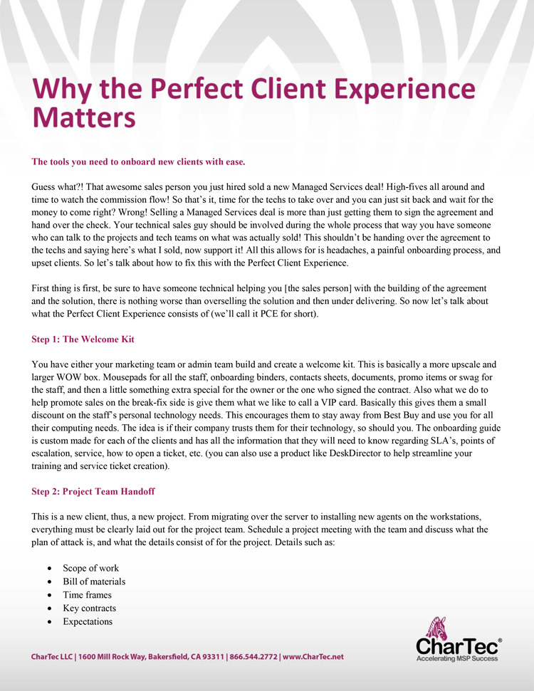 why-the-perfect-client-experience-matters