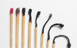 burnt matches