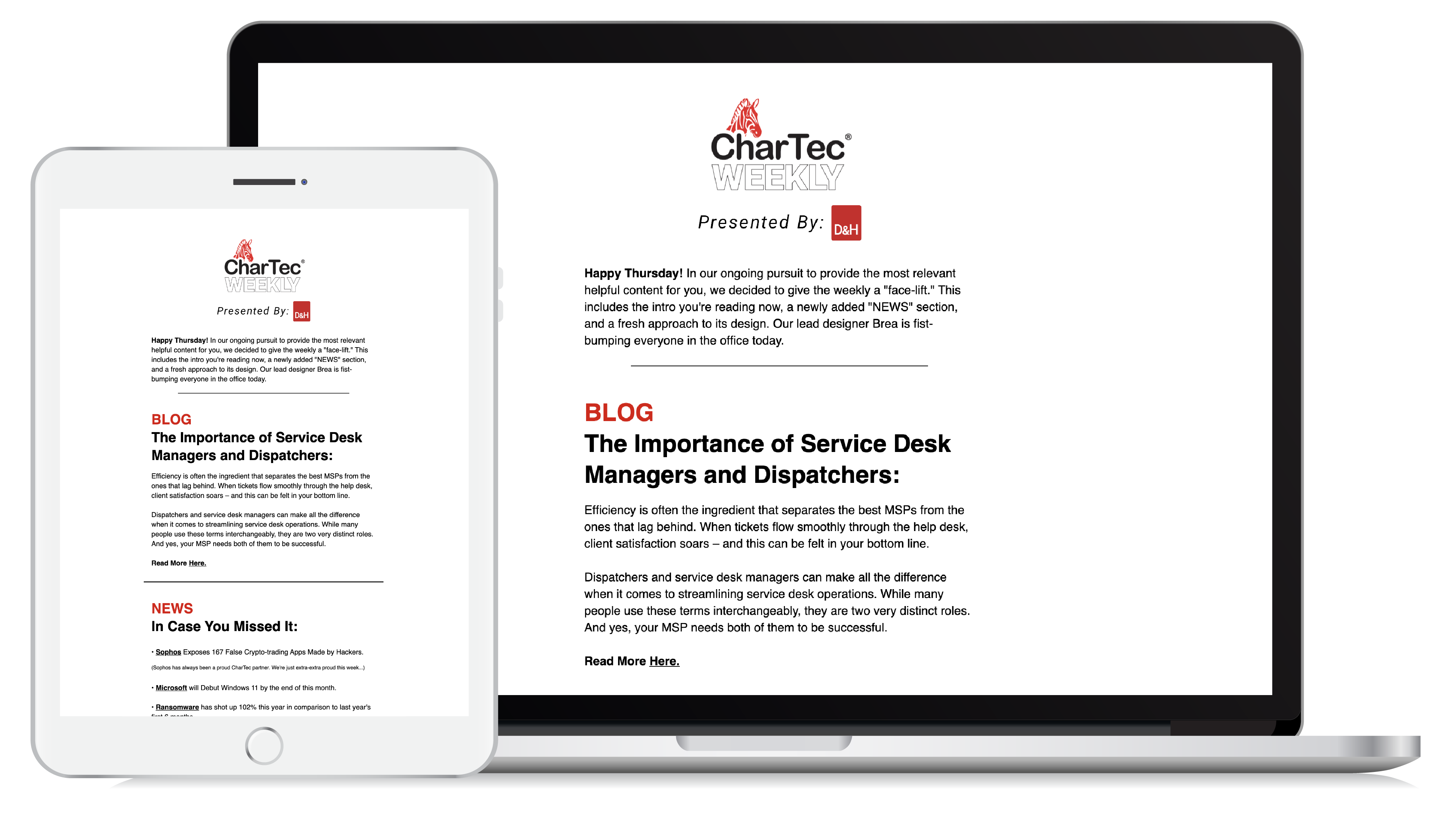 CharTec Weekly Mockup